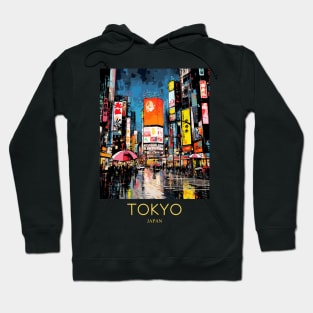 A Pop Art Travel Print of Tokyo Japan Hoodie